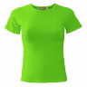 Однотонная футболка женская зеленое яблоко (салатовый) Redfort W стрейч хлопок 95 эластан 5