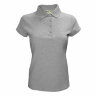 Женская рубашка поло с коротким рукавом Redfort Lady 210 серый меланж