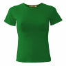 Однотонная футболка женская зеленая Redfort W стрейч хлопок 95 эластан 5