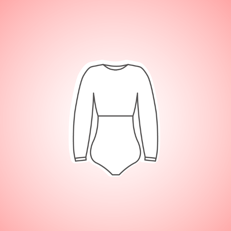 Боди-блузка Lessmao